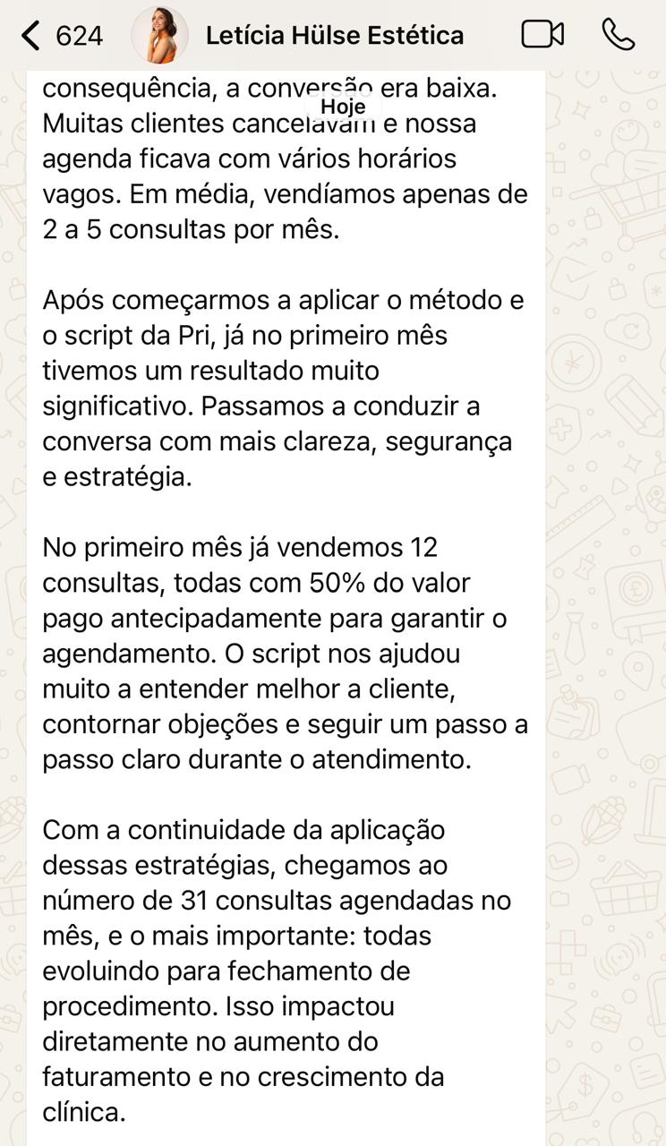 Depoimento Letícia Hülse